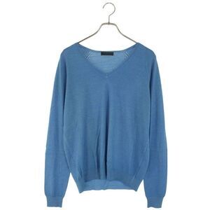 Prada Umn401 V-neck Knit Men's 50